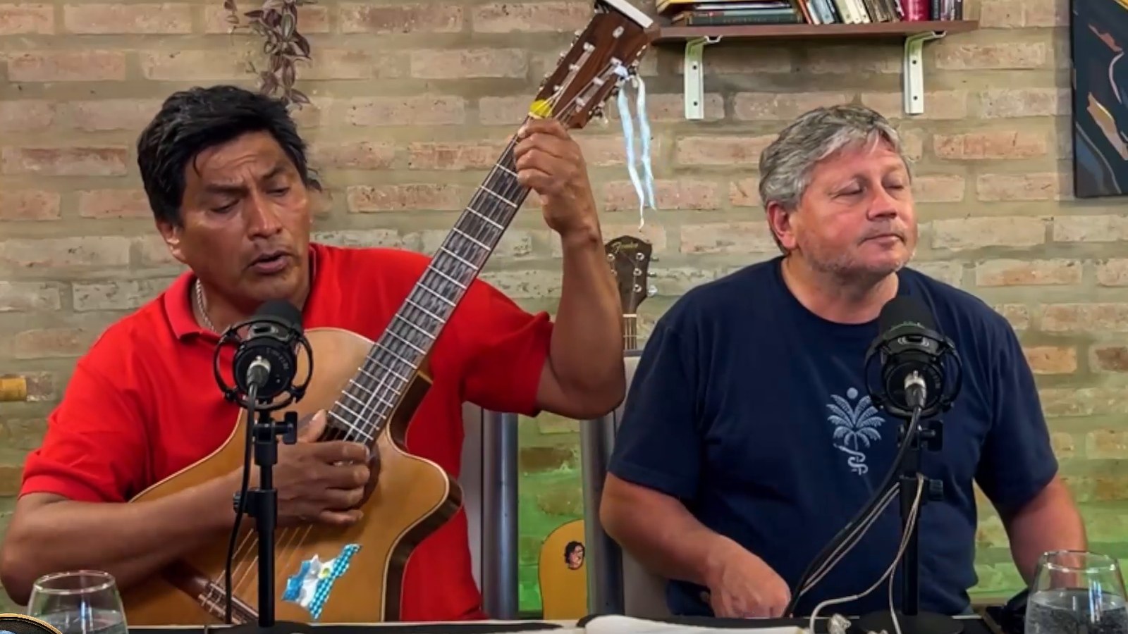 Los Serenateños, en vivo en el estudio de Minga.