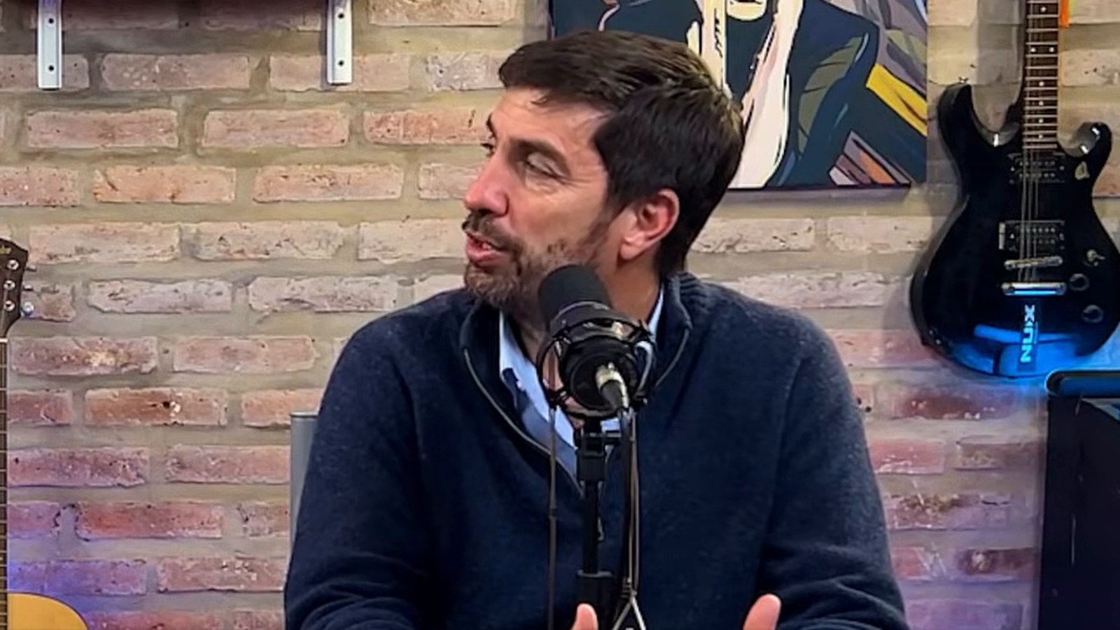 Juan Ignacio Ustarroz, en la mesa de Noticias Mercedinas.
