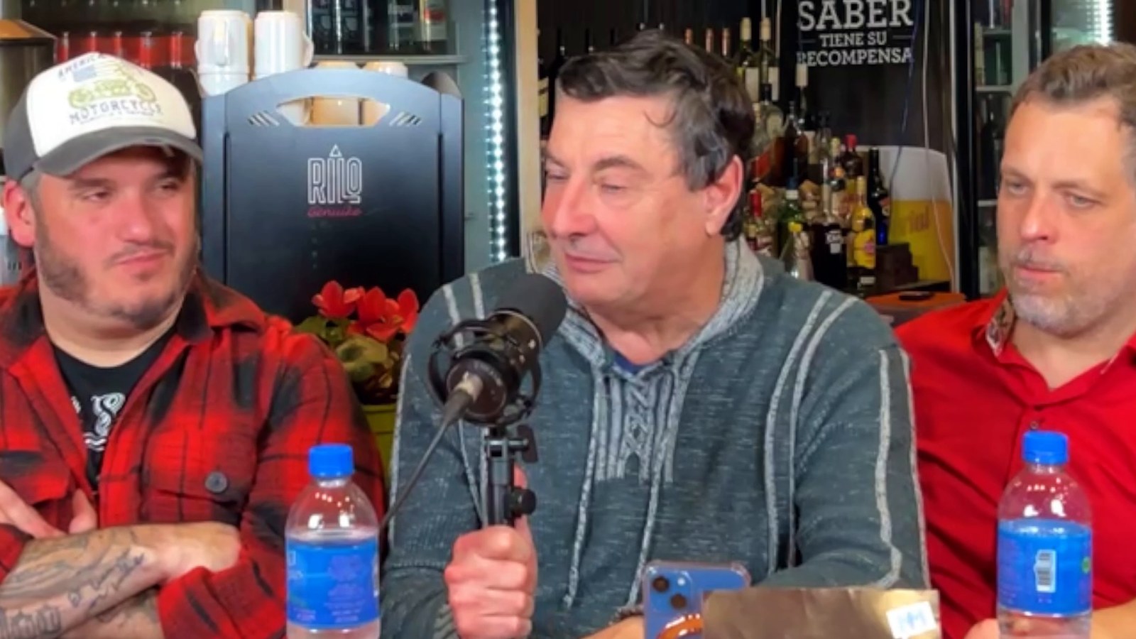 Peto y Agustín Stoner, en la mesa de Minga en Bistró.