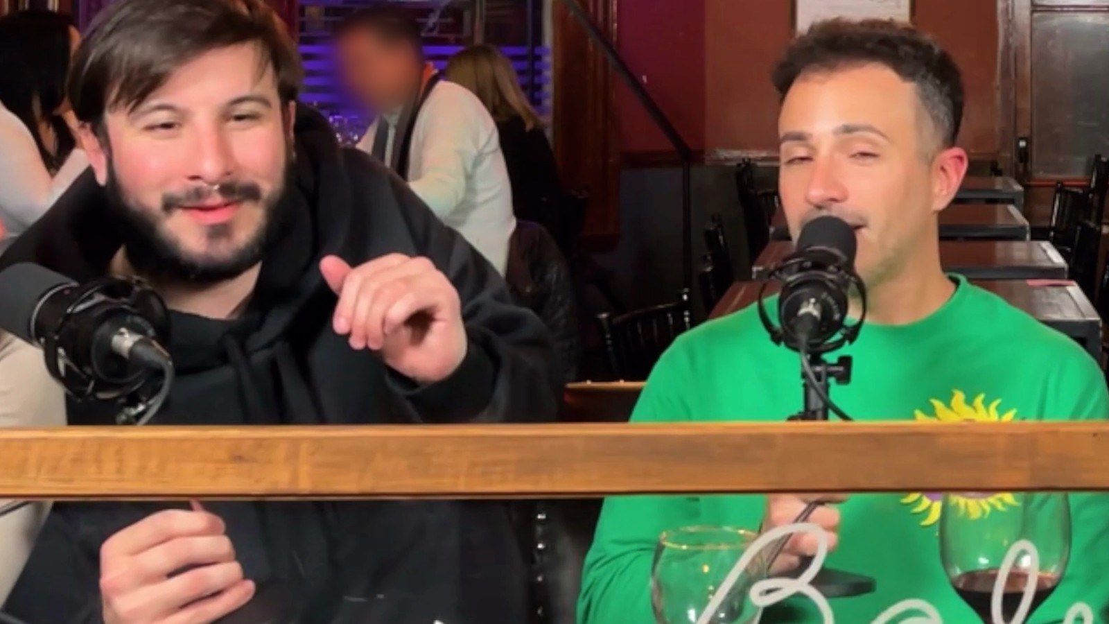 Tommy Toscano y Mariano, de Casa Balero, durante la charla.